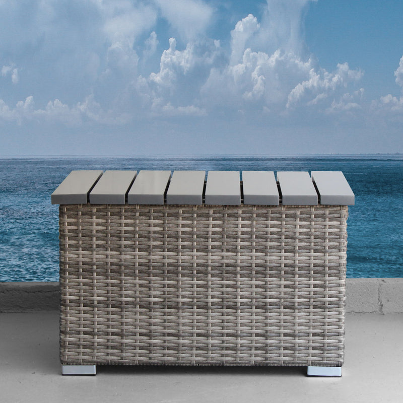 Wicker Sectional Sofa With Cushions And Table - R&R Furniture Gallery (Fountain Valley, CA)