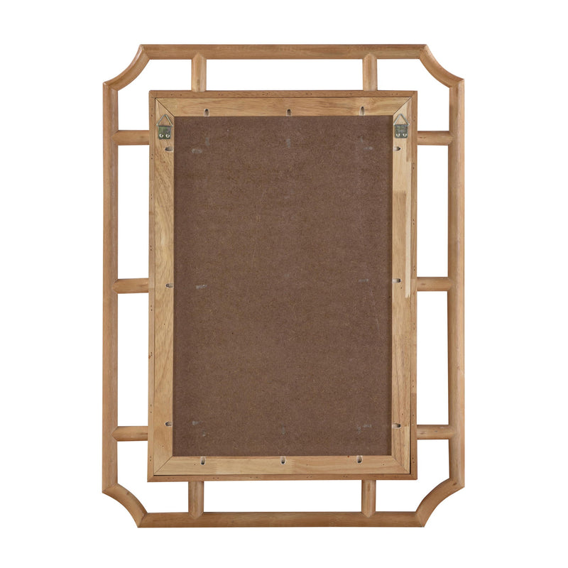 Cienna - Rattan Wall Mirror - Natural - R&R Furniture Gallery (Fountain Valley, CA)