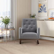 Demetrius - Solid Wood Rocking Chair - R&R Furniture Gallery (Fountain Valley, CA)