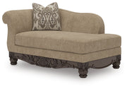 Chelsworth - RAF Corner Chaise - Golden - R&R Furniture Gallery (Fountain Valley, CA)