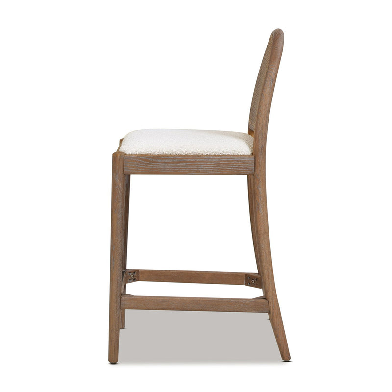 Panama - Curved Back Cane Counter Stool (Set of 2) - R&R Furniture Gallery (Fountain Valley, CA)