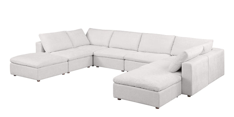 1100 - Top-Grain Italian Leather 8-Piece Sectional With Chaise