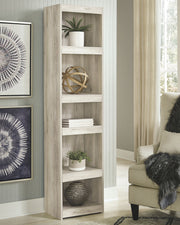 Bellaby - Pier - 4 Shelves - Whitewash - R&R Furniture Gallery (Fountain Valley, CA)