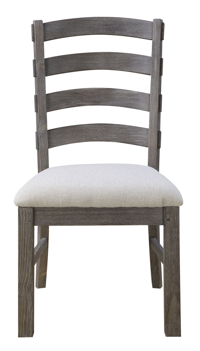 Upholstered Dining Chairs (Set of 2) - Brown - Wood - R&R Furniture Gallery (Fountain Valley, CA)