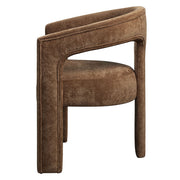 Leonardo - Arm Chair (Set of 2) - Brown Linen - R&R Furniture Gallery (Fountain Valley, CA)