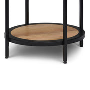 Jenna - Handcrafted Round Side Table - R&R Furniture Gallery (Fountain Valley, CA)