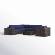 Wicker Seating Group Set With Table And Cushions - R&R Furniture Gallery (Fountain Valley, CA)