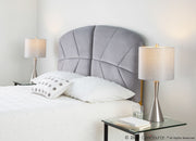 Lumi Source Gemma contemporary table lamp set with sleek, modern design featuring metallic finish and cylindrical shades.