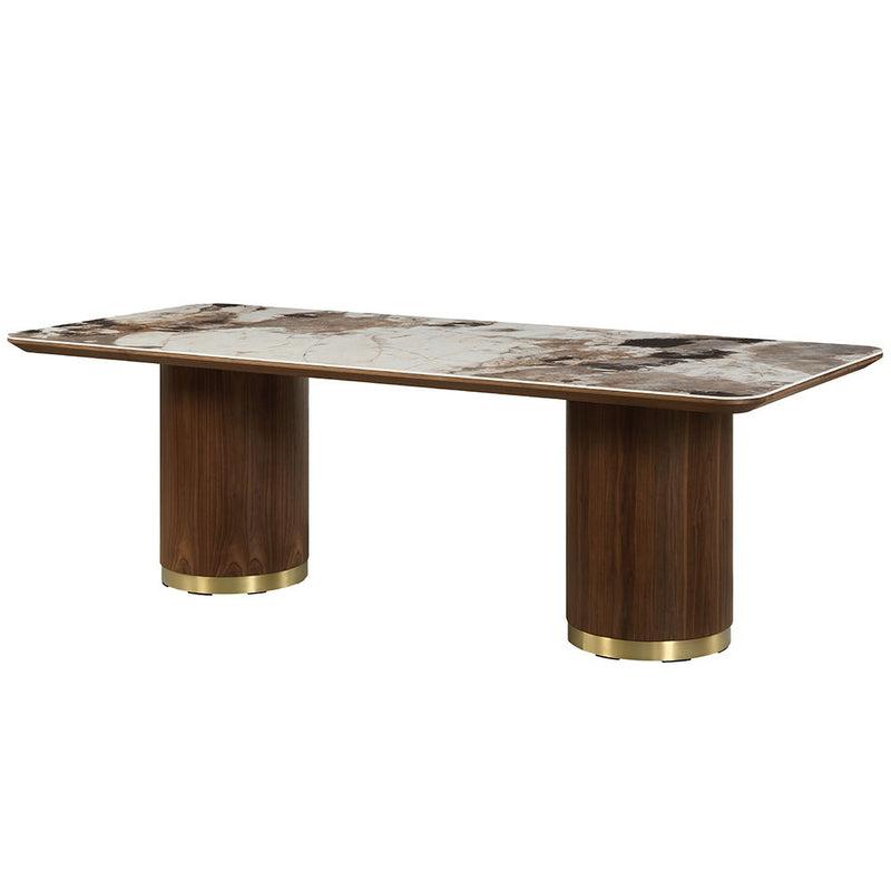 Willene - Dining Table With Ceramic Top - R&R Furniture Gallery (Fountain Valley, CA)