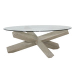 Judy - Coffee Table 48" - Light Warm Wash