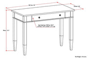 Carlton - Home Office Desk - Dark Tobacco Brown - R&R Furniture Gallery (Fountain Valley, CA)