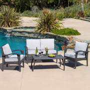 Honolulu - Wicker Set Outdoor Seating - R&R Furniture Gallery (Fountain Valley, CA)