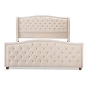 Marcella - Upholstered Shelter Headboard Bed Set - R&R Furniture Gallery (Fountain Valley, CA)
