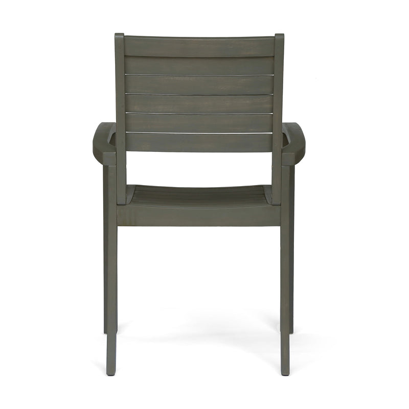 Outdoor Dining Chair, Stacking Design For Patio - R&R Furniture Gallery (Fountain Valley, CA)