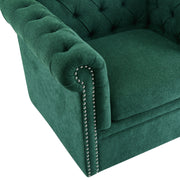 Chesterfield Style Swivel Club Chair With Button Tufted - R&R Furniture Gallery (Fountain Valley, CA)