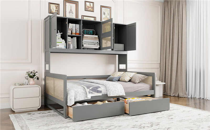 Daybed And All In One Cabinet And Shelf - R&R Furniture Gallery (Fountain Valley, CA)
