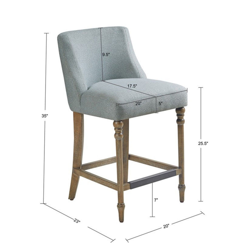 Delaney - Counter Stool - Blue - R&R Furniture Gallery (Fountain Valley, CA)