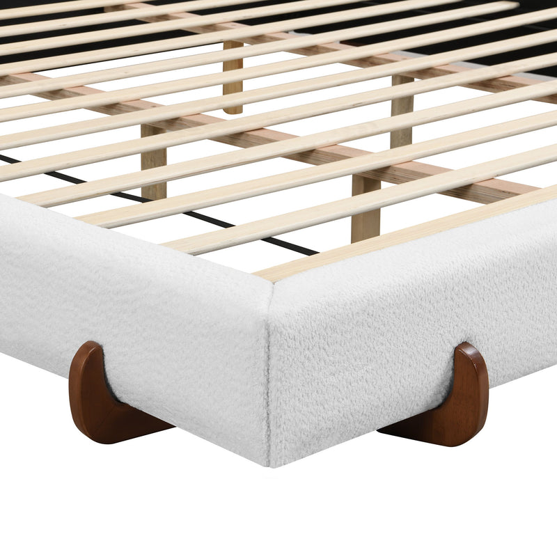 Elegant Upholstered Bed Frame - R&R Furniture Gallery (Fountain Valley, CA)