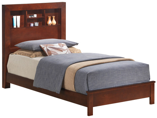 Stylish storage bed with a transitional design by Glory Furniture, featuring a modern frame and integrated storage drawers.