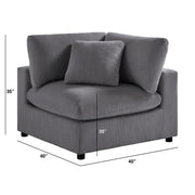 Chelsea - Corner Wedge - R&R Furniture Gallery (Fountain Valley, CA)