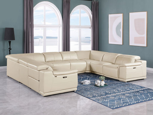 9762 - 8-Piece U Shaped Sectional Sofa With 4 Power Recliners - R&R Furniture Gallery (Fountain Valley, CA)