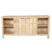 Laguna - 64" Console - Bleached Natural - R&R Furniture Gallery (Fountain Valley, CA)