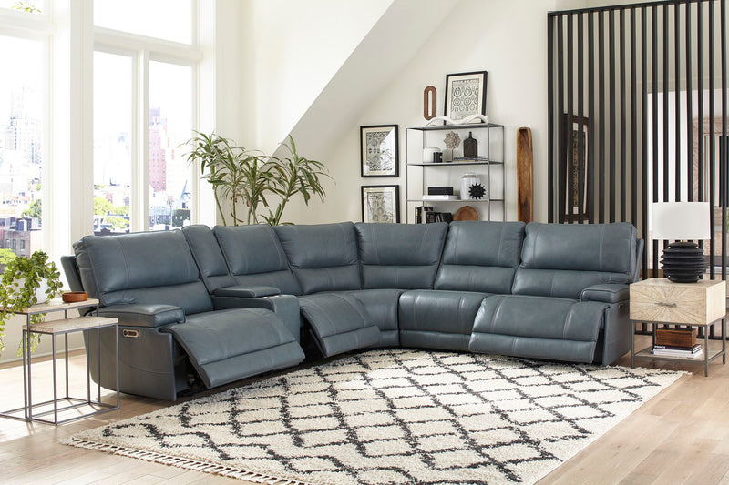 Whitman - Power Reclining Sectional - R&R Furniture Gallery (Fountain Valley, CA)