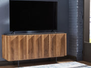 Quintavious - Accent Cabinet - Brown / Charcoal - R&R Furniture Gallery (Fountain Valley, CA)
