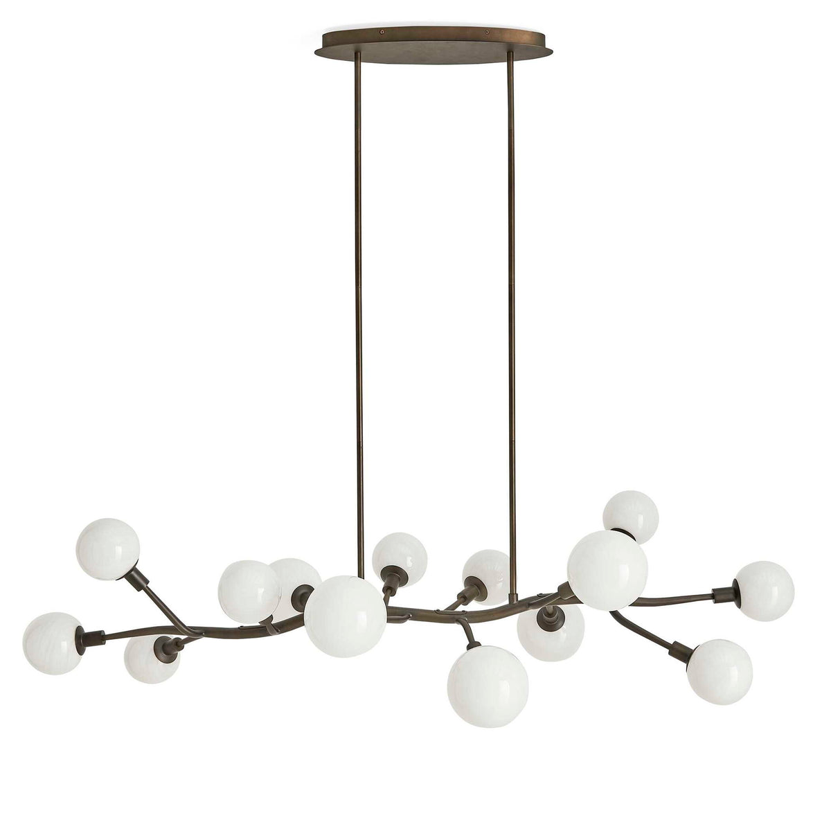 Meandering - 14 Light Pendant