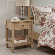 Victoria - Bedside Table With Drawer And Shelf - R&R Furniture Gallery (Fountain Valley, CA)
