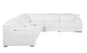 1116 - Power Reclining Italian Leather Sectional - R&R Furniture Gallery (Fountain Valley, CA)