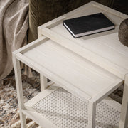 Devin - Solid Wood Nesting Accent Tables - R&R Furniture Gallery (Fountain Valley, CA)