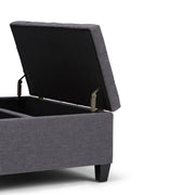 Harrison - Upholstered Coffee Table Storage Ottoman - R&R Furniture Gallery (Fountain Valley, CA)