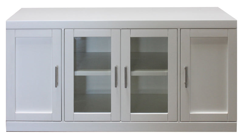 Catalina - TV Console - Cottage White - R&R Furniture Gallery (Fountain Valley, CA)