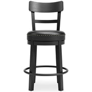 Valebeck - Full Back Swivel Stool - R&R Furniture Gallery (Fountain Valley, CA)