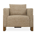 Halligan - Upholstered Accent Chair - Brown