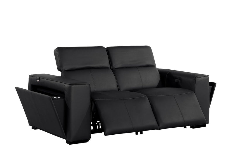 1224 - 6-Piece Modular Power Reclining Sofa, Loveseat & Chair Set In With 5 Power Recliners & Power Headrests