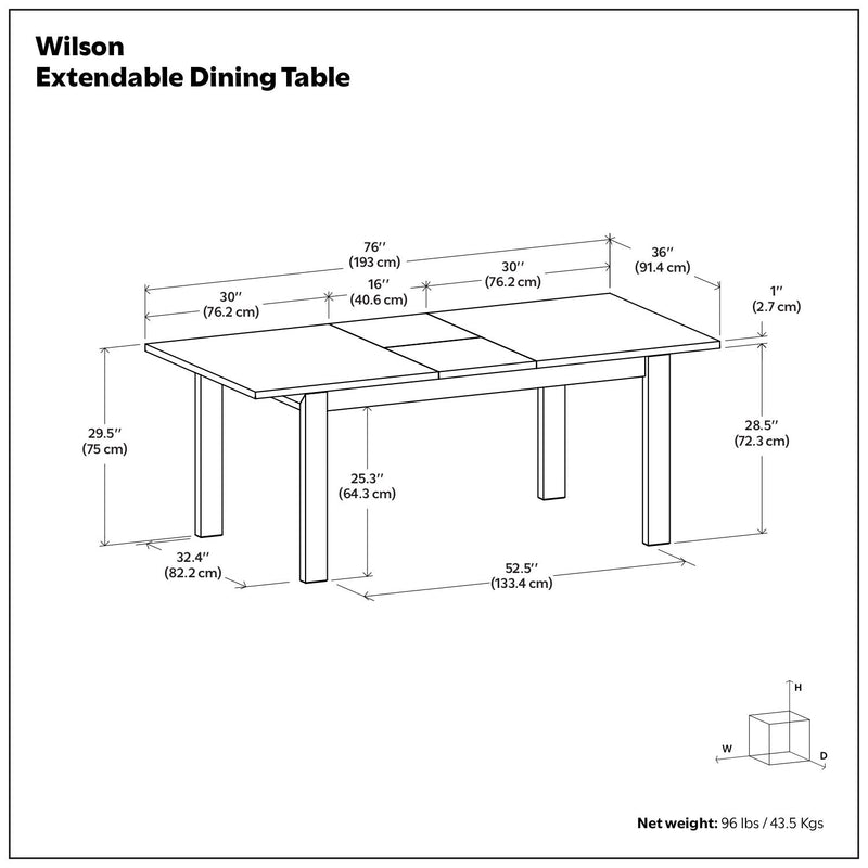 Wilson handcrafted dining table by Simpli-Home with a wooden surface, sturdy legs, and a classic design for dining rooms.