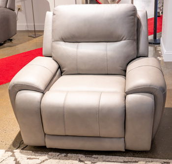 Real Moments - Power Recliner With Audio Seating - Ash - R&R Furniture Gallery (Fountain Valley, CA)