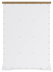 Ashbryn - Five Drawer Chest - White / Natural - R&R Furniture Gallery (Fountain Valley, CA)