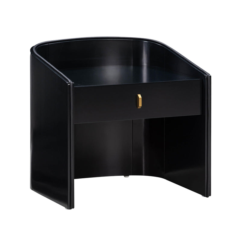 Collins - Lacquer Nightstand - R&R Furniture Gallery (Fountain Valley, CA)