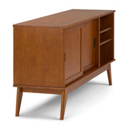 Draper - Handcrafted Mid Century Low TV Media Stand - R&R Furniture Gallery (Fountain Valley, CA)