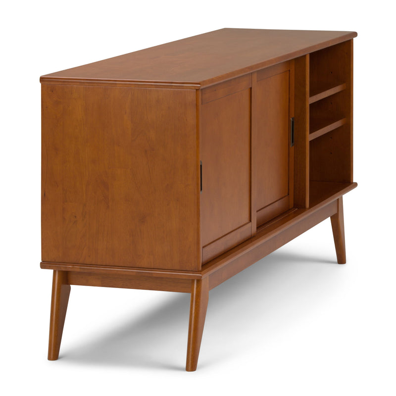 Draper - Handcrafted Mid Century Low TV Media Stand - R&R Furniture Gallery (Fountain Valley, CA)