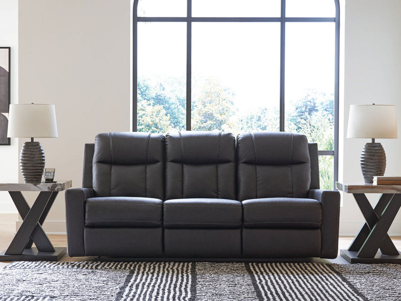 Mackmenville - Reclining Sofa - R&R Furniture Gallery (Fountain Valley, CA)