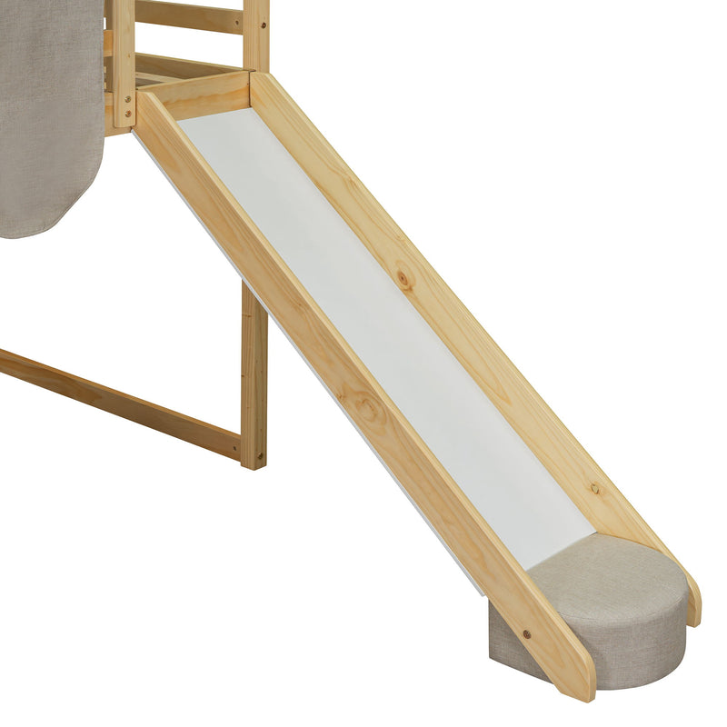 Loft Bed With House Shaped Frame And Tent - R&R Furniture Gallery (Fountain Valley, CA)