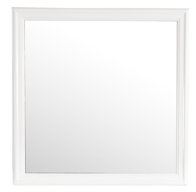 Elegant traditional wall mirror by Glory Furniture with a classic frame, suitable for any room or space.