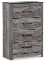 Bronyan - Four Drawer Chest - Dark Gray - R&R Furniture Gallery (Fountain Valley, CA)