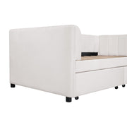 Upholstered Daybed With Ergonomic Design Backrest - R&R Furniture Gallery (Fountain Valley, CA)