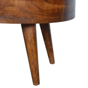 Rounded Wood Table - R&R Furniture Gallery (Fountain Valley, CA)