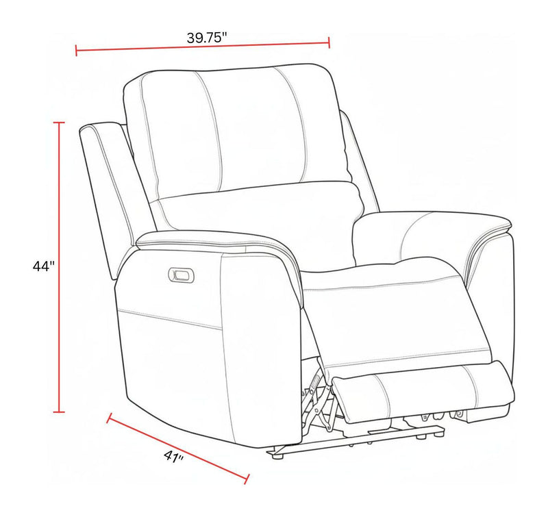 Easton - Zero Gravity Power Recliner P3